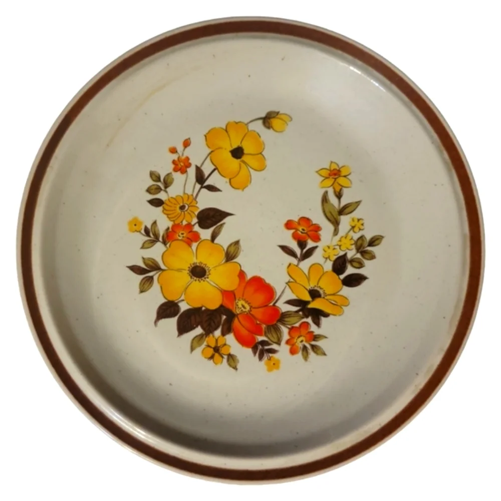 Vtg 60s Salad Dessert Plate Japan Casual Elegance #572 Hearthside Stoneware